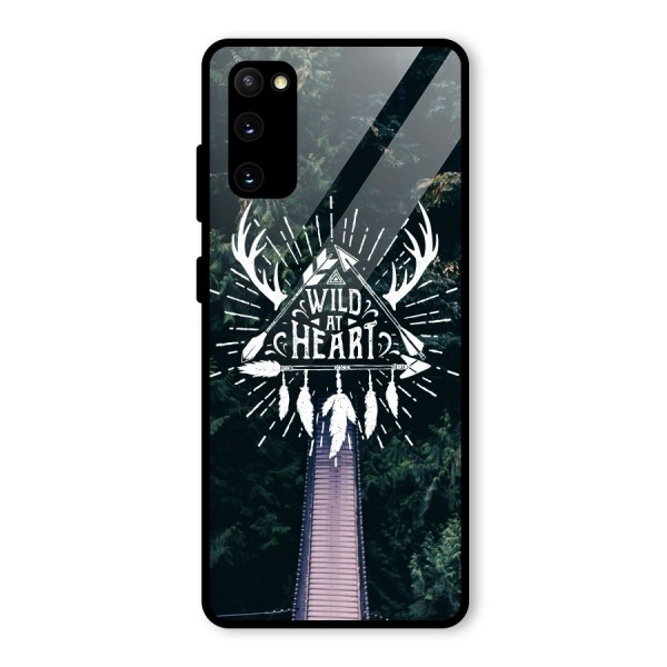 Wild Heart Glass Back Case for Galaxy S20 FE