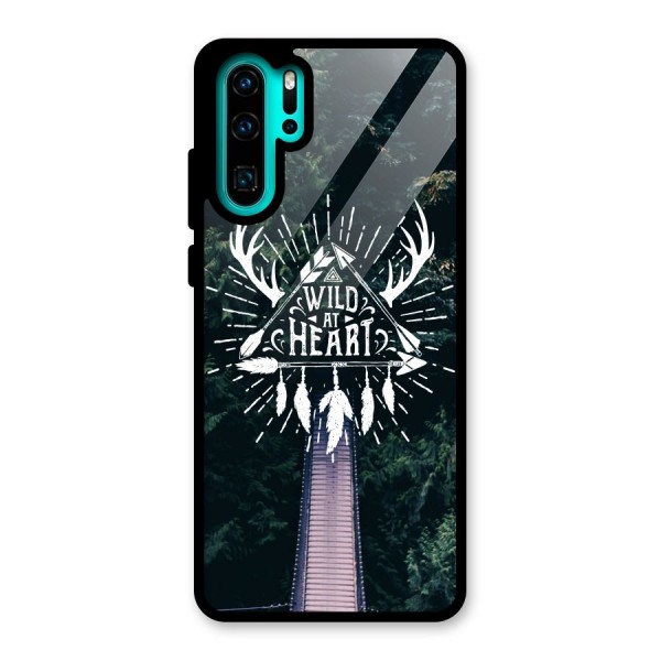 Wild Heart Glass Back Case for Huawei P30 Pro