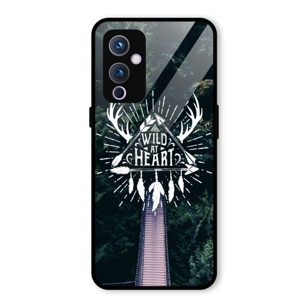 Wild Heart Glass Back Case for OnePlus 9