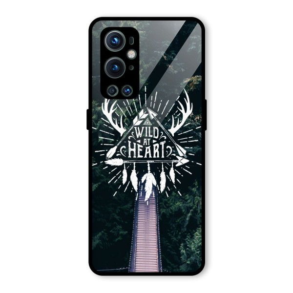 Wild Heart Glass Back Case for OnePlus 9 Pro