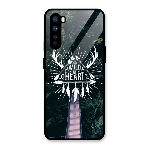 Wild Heart Glass Back Case for OnePlus Nord