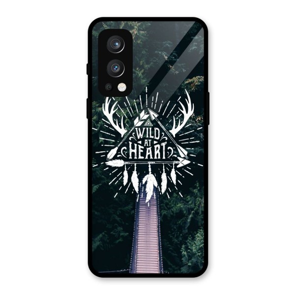Wild Heart Glass Back Case for OnePlus Nord 2 5G