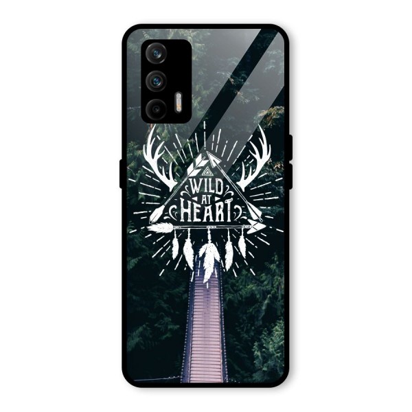 Wild Heart Glass Back Case for Realme GT 5G