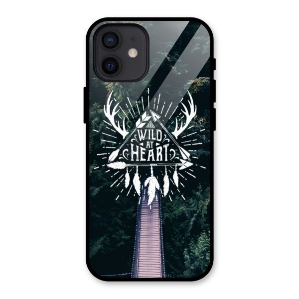 Wild Heart Glass Back Case for iPhone 12
