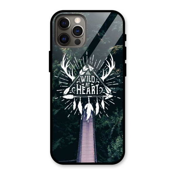 Wild Heart Glass Back Case for iPhone 12 Pro