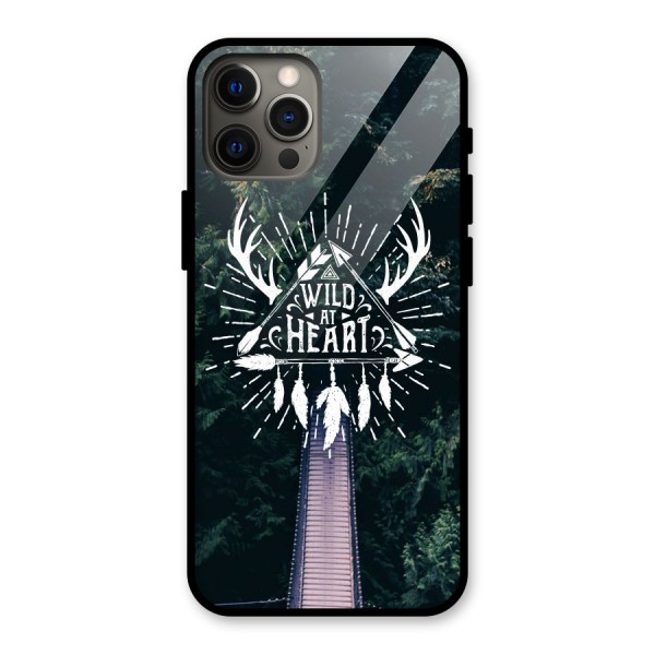 Wild Heart Glass Back Case for iPhone 12 Pro Max