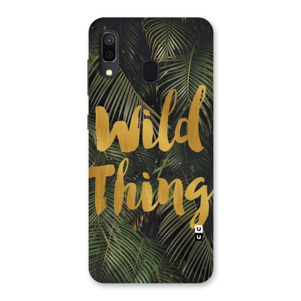 Wild Leaf Thing Back Case for Galaxy A20