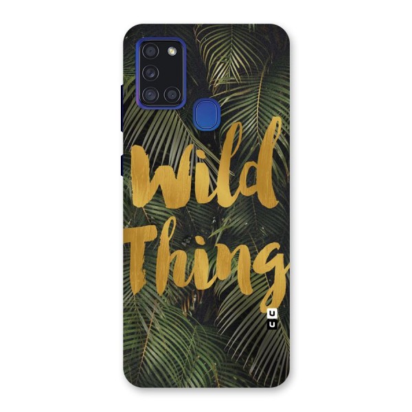 Wild Leaf Thing Back Case for Galaxy A21s