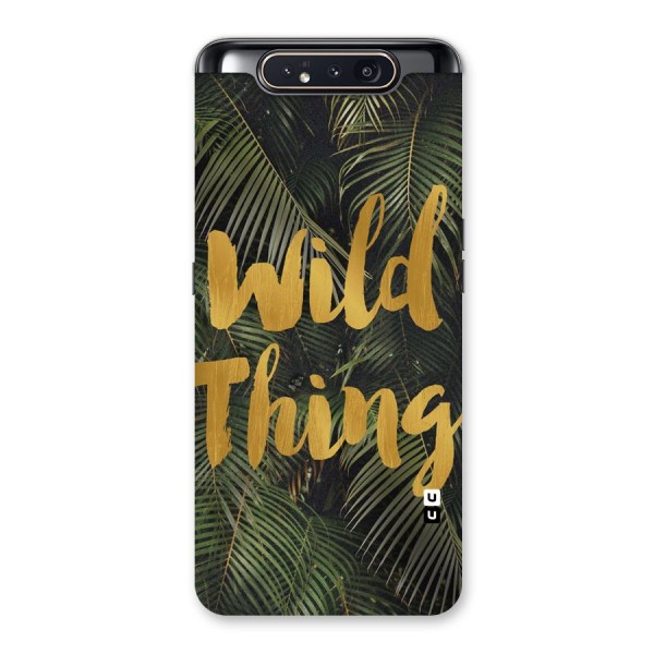 Wild Leaf Thing Back Case for Galaxy A80