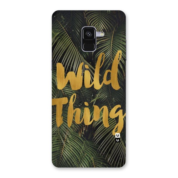 Wild Leaf Thing Back Case for Galaxy A8 Plus