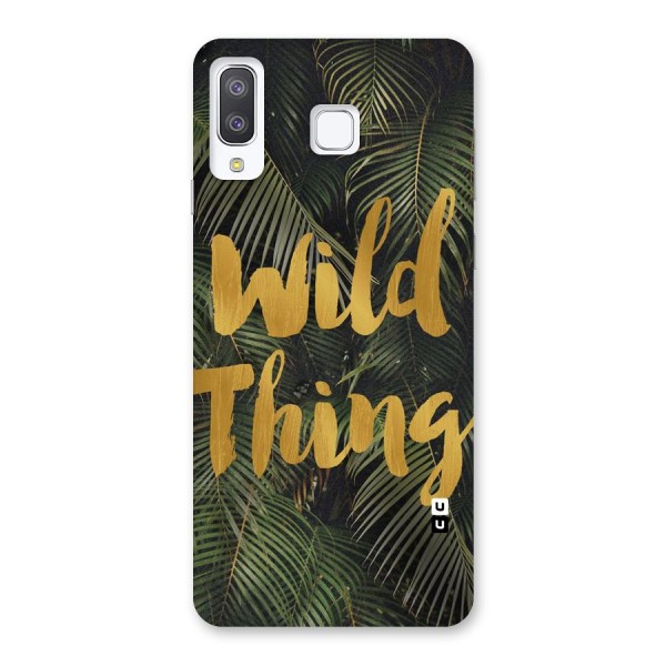 Wild Leaf Thing Back Case for Galaxy A8 Star