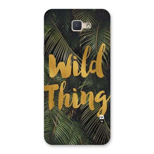 Wild Leaf Thing Back Case for Galaxy J5 Prime
