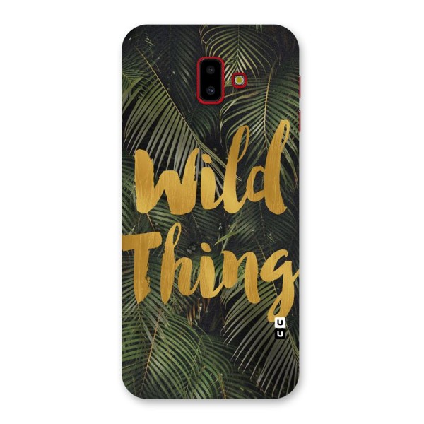 Wild Leaf Thing Back Case for Galaxy J6 Plus