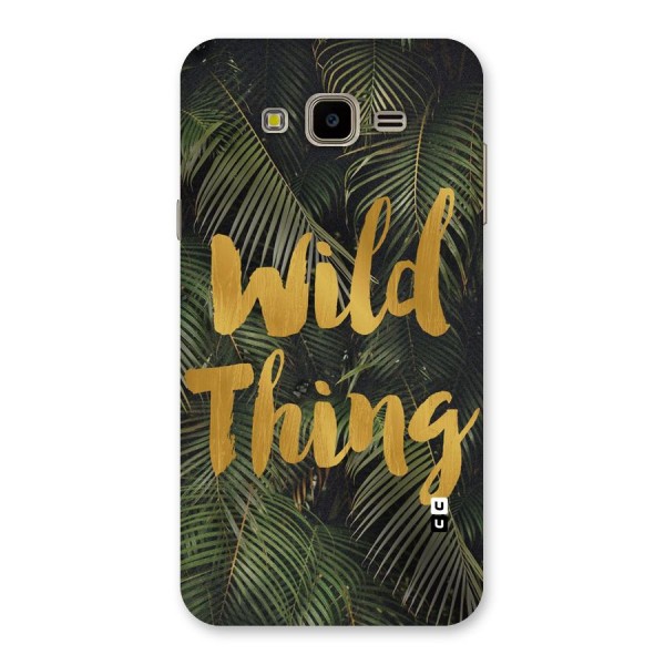 Wild Leaf Thing Back Case for Galaxy J7 Nxt