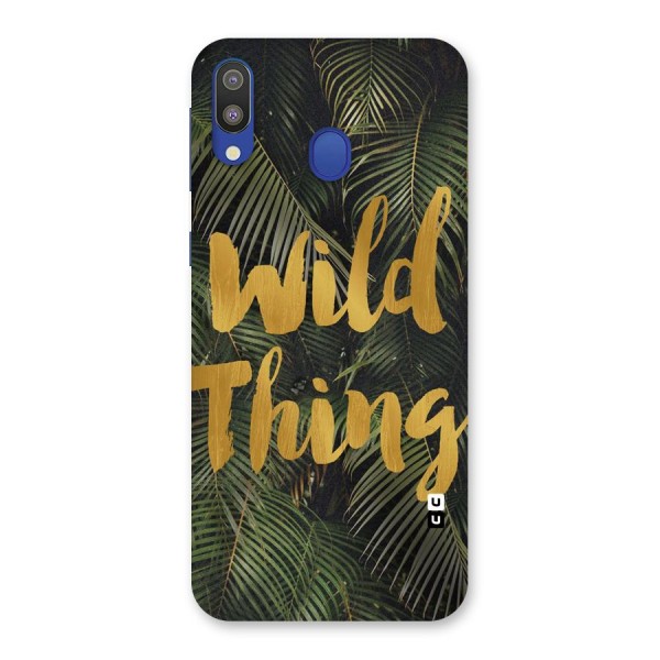 Wild Leaf Thing Back Case for Galaxy M20