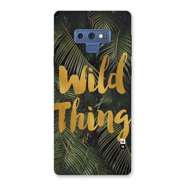 Wild Leaf Thing Back Case for Galaxy Note 9