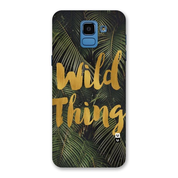 Wild Leaf Thing Back Case for Galaxy On6