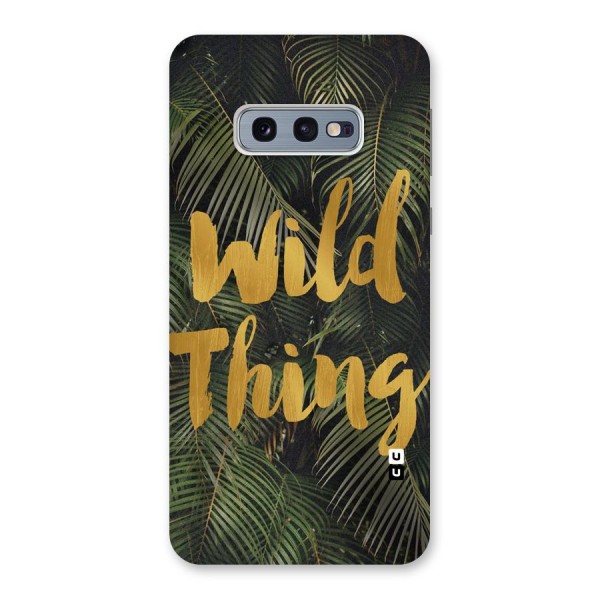 Wild Leaf Thing Back Case for Galaxy S10e