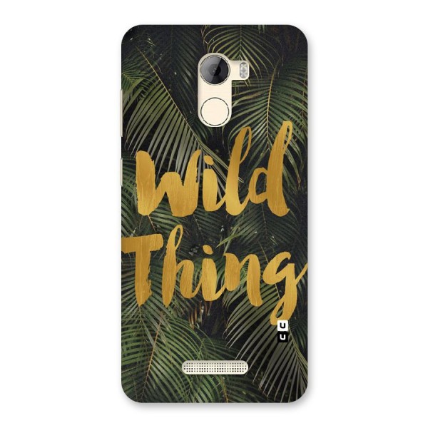 Wild Leaf Thing Back Case for Gionee A1 LIte
