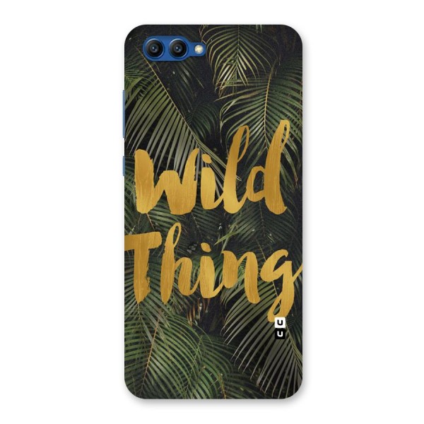 Wild Leaf Thing Back Case for Honor View 10