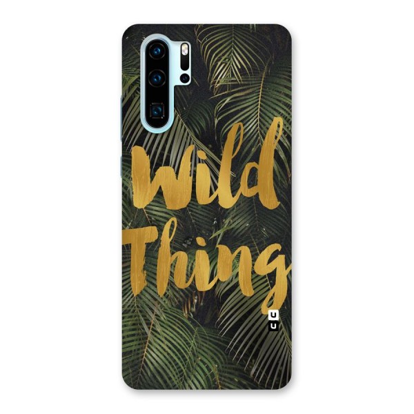 Wild Leaf Thing Back Case for Huawei P30 Pro