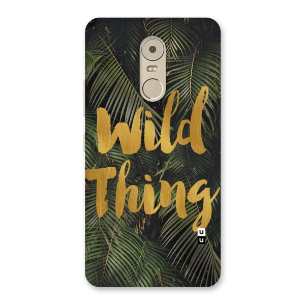 Wild Leaf Thing Back Case for Lenovo K6 Note