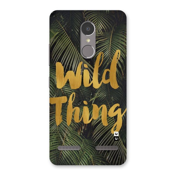 Wild Leaf Thing Back Case for Lenovo K6 Power