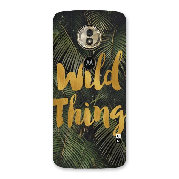 Wild Leaf Thing Back Case for Moto G6 Play