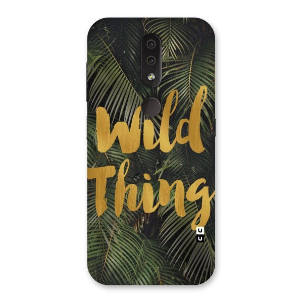 Wild Leaf Thing Back Case for Nokia 4.2
