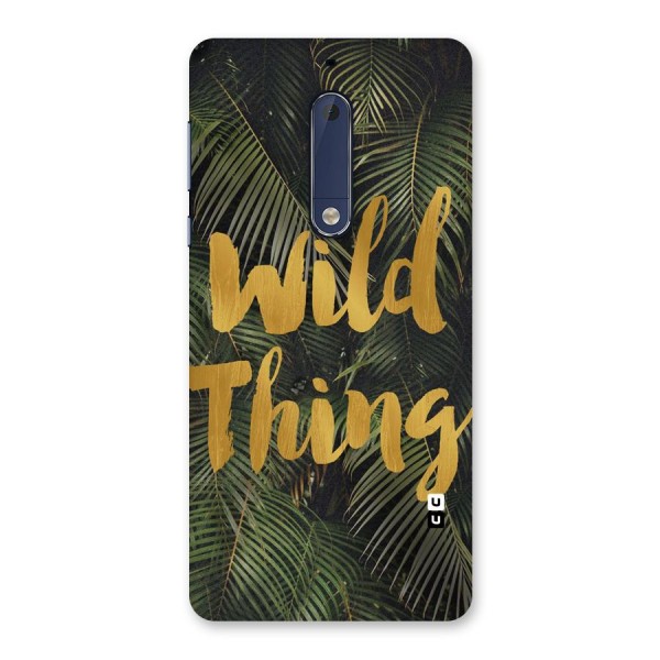 Wild Leaf Thing Back Case for Nokia 5