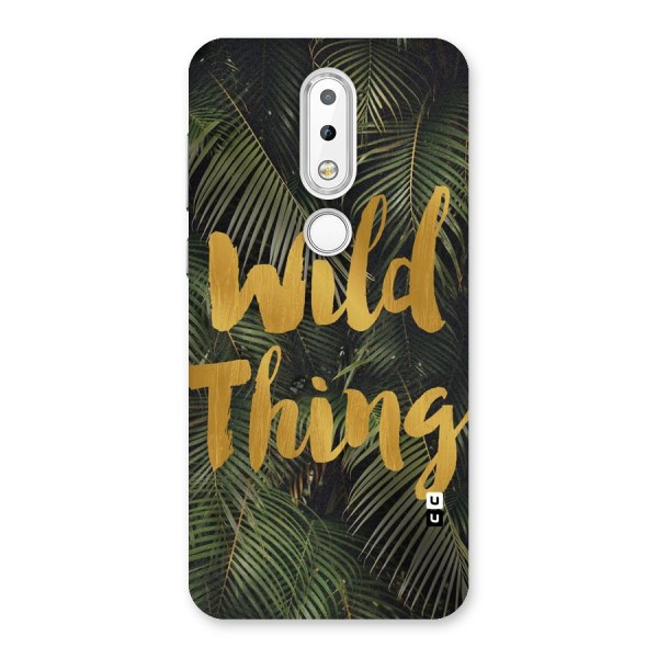 Wild Leaf Thing Back Case for Nokia 6.1 Plus