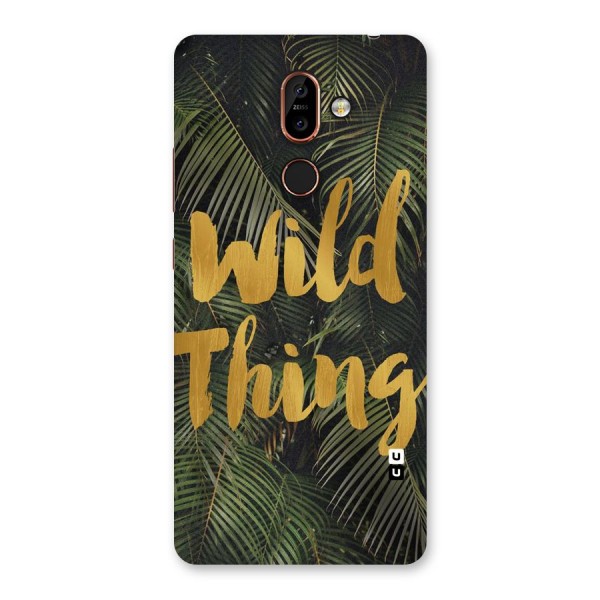 Wild Leaf Thing Back Case for Nokia 7 Plus