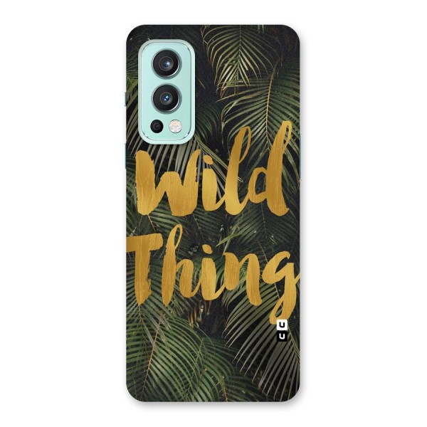 Wild Leaf Thing Back Case for OnePlus Nord 2 5G
