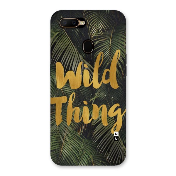 Wild Leaf Thing Back Case for Oppo A5s