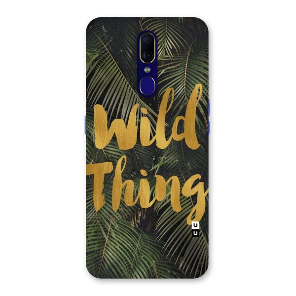 Wild Leaf Thing Back Case for Oppo A9