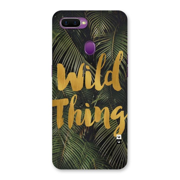 Wild Leaf Thing Back Case for Oppo F9