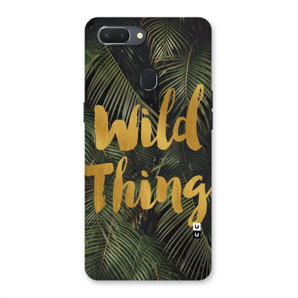 Wild Leaf Thing Back Case for Oppo Realme 2