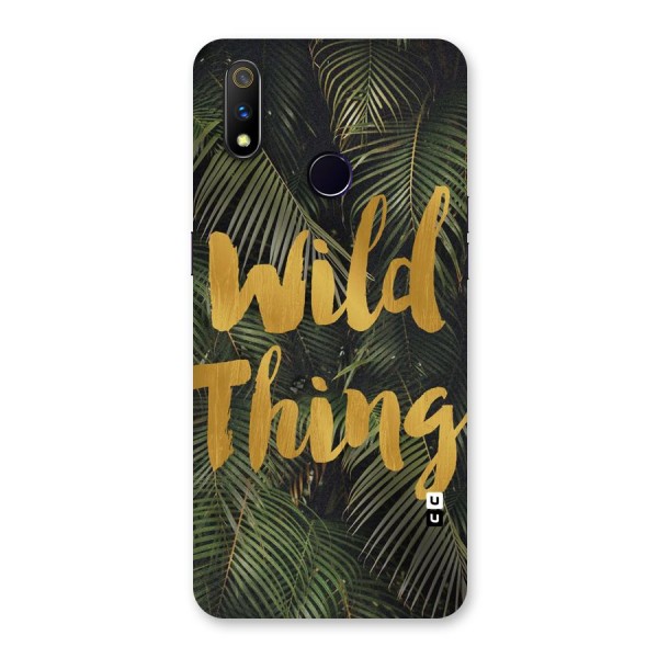 Wild Leaf Thing Back Case for Realme 3 Pro