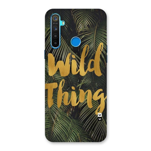 Wild Leaf Thing Back Case for Realme 5