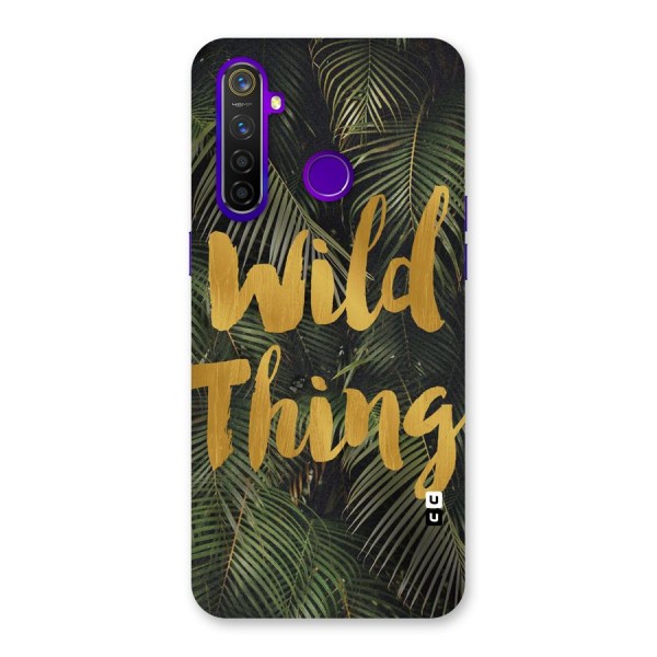 Wild Leaf Thing Back Case for Realme 5 Pro