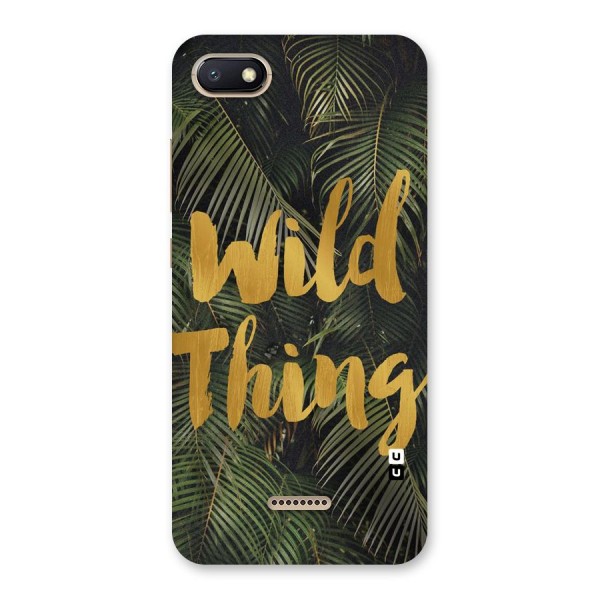 Wild Leaf Thing Back Case for Redmi 6A