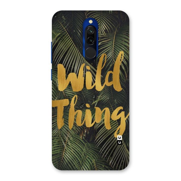 Wild Leaf Thing Back Case for Redmi 8