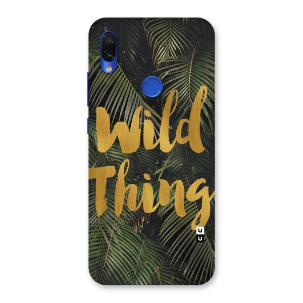 Wild Leaf Thing Back Case for Redmi Note 7S