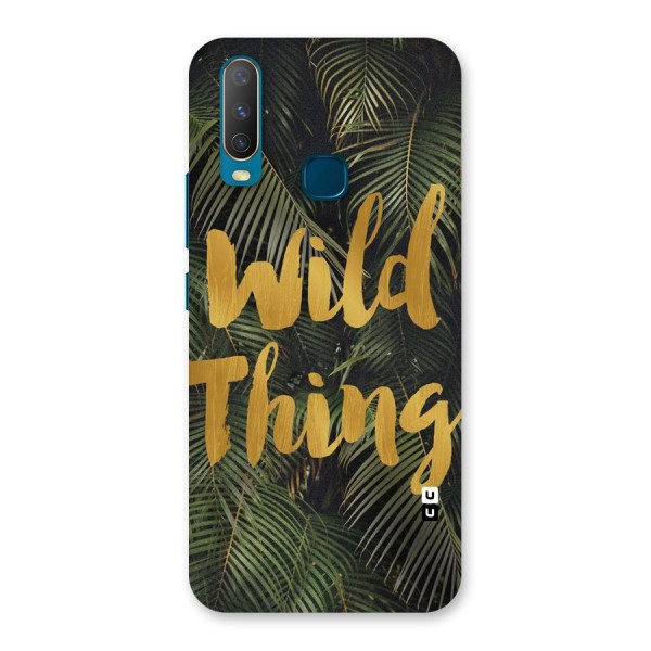 Wild Leaf Thing Back Case for Vivo Y17