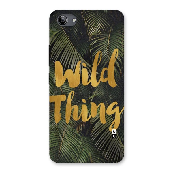 Wild Leaf Thing Back Case for Vivo Y81i