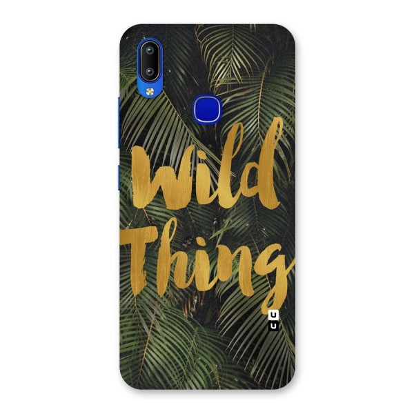 Wild Leaf Thing Back Case for Vivo Y91