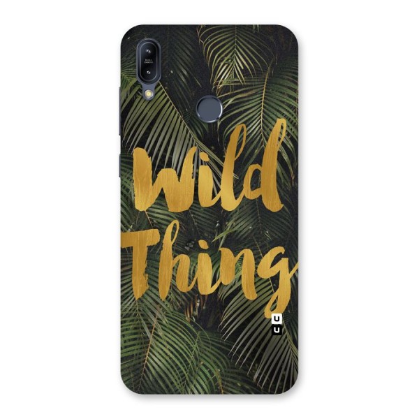 Wild Leaf Thing Back Case for Zenfone Max M2