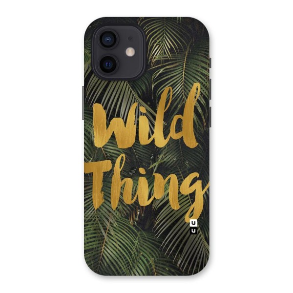 Wild Leaf Thing Back Case for iPhone 12