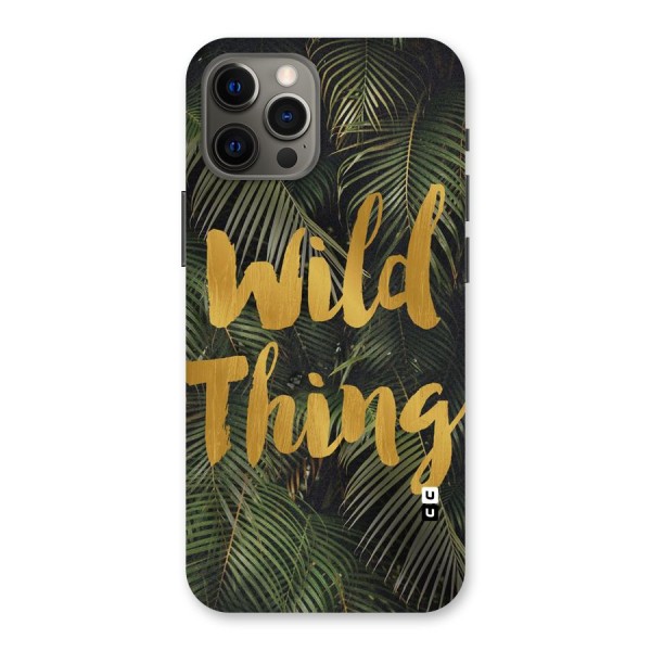 Wild Leaf Thing Back Case for iPhone 12 Pro Max