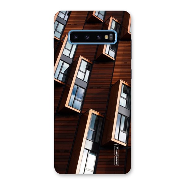 Window Abstract Back Case for Galaxy S10 Plus